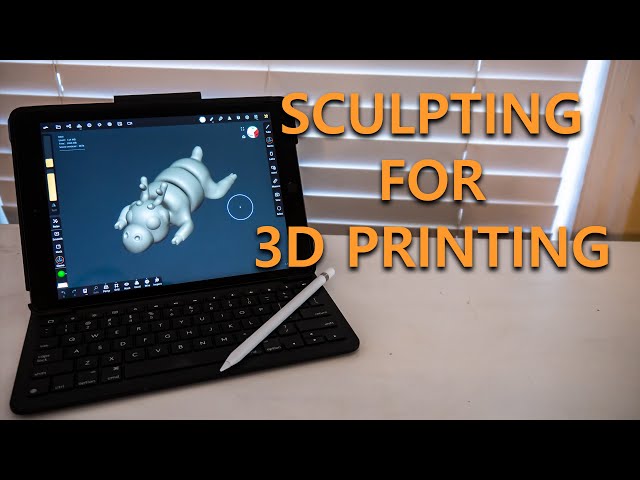 Sculpting for 3D Printing in Nomad Sculpt
