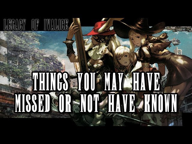 Final Fantasy XII | 5 Things You May Have Missed or Not Known