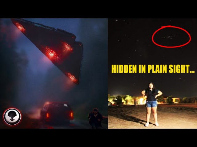 It Was Lurking Right Behind Her.. Night Vision UFO Video Sparks Frenzy