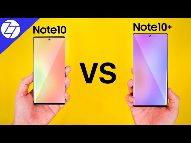 Samsung Galaxy Note 10 vs Note 10 Plus  - The ULTIMATE Comparison!