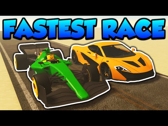 Racing EVERY CAR In Roblox A Dusty Trip!
