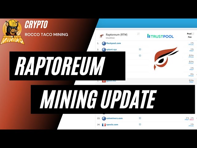 Raptoreum CPU Mining Update