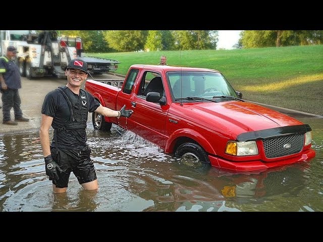 Found Sunken Truck Underwater in the River at Boat Ramp! (Recovered Truck for Owner)