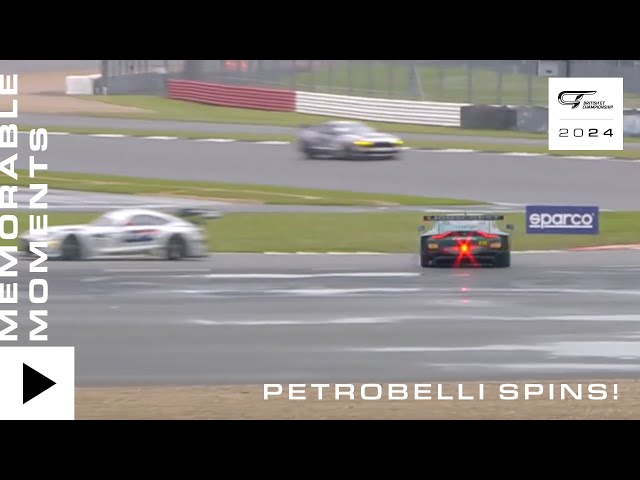 Petrobelli Spins | Silverstone | British GT Championship 2024