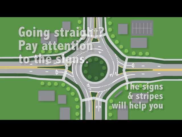 Navigating A Multi-Lane Roundabout
