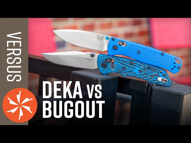 Compact Crossbar Locks: Benchmade Bugout vs Hogue Deka | KnifeCenter Reviews