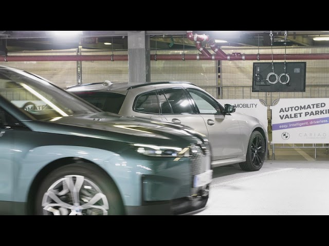 Der neuen BMW iX - Automated Valet Parking @IAA MOBILITY.