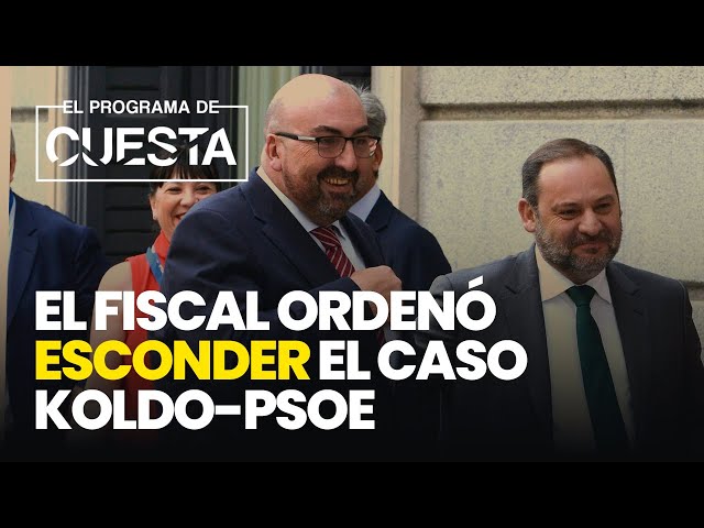 El Fiscal de Sánchez ordenó esconder el caso Koldo-PSOE en elecciones