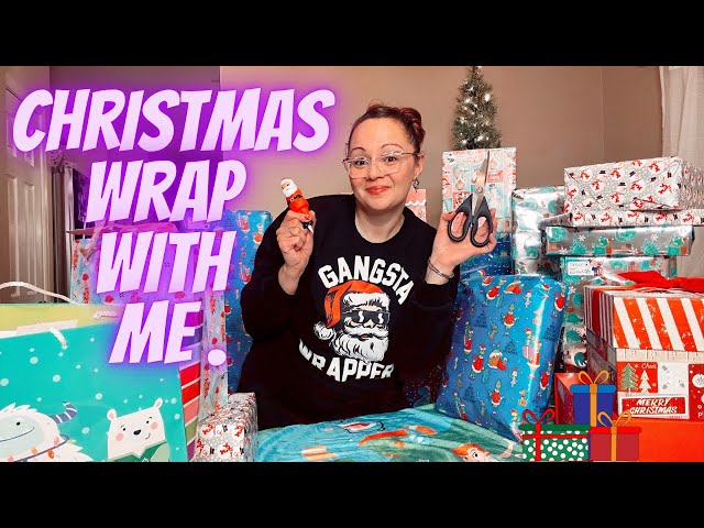 WRAP WITH ME FOR CHRISTMAS 2023 | WRAPPING MY KIDS GIFTS AT NIGHT! VLOGMAS DAY 5! 🎄🎅🏼🛷🦌🎁