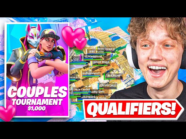 I Hosted a $1,000 COUPLES Tournament in Fortnite (Qualifiers)