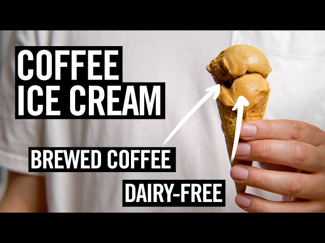 An Experimental Coffee Ice Cream (That's Delicious)
