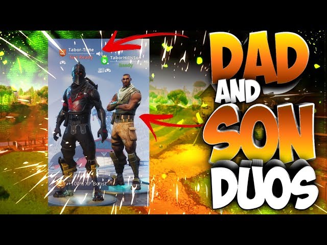 Dad And Son Duos In Fortnite Battle Royale (Dad Playing Fortnite With His Son)