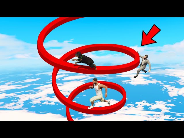 CHOP Challenged Me On 100% IMPOSSIBLE Spiral Parkour | GTA 5