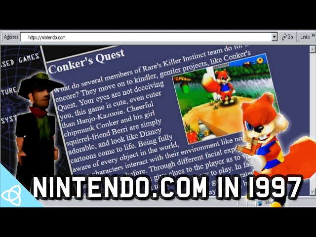 Nintendo Website in 1997-2000 [Beta and Unreleased Games Footage]