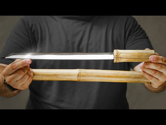 I Made An Incredible Bamboo Dagger Out Of Old Springs. Compilation My Best Works