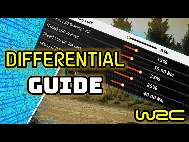 The ONE guide you need to understanding Differentials in EA WRC23