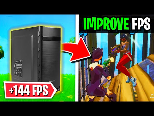 How To Improve Peformance on Low End PC in Fortnite! (Max FPS & Less Delay)