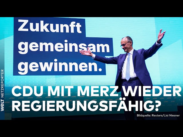 CDU-PARTEITAG: Merz will seine Partei zurück an die Macht bringen! Kanzlerfrage bleibt aber offen