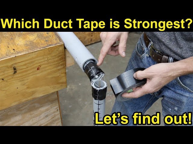 Which Duct Tape Is Strongest? Let's find out! Gorilla, T-Rex, FiberFix, 3M Pro & Duck Max