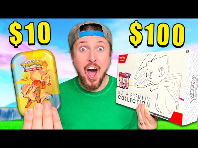 $10 vs $100 Pokemon 151 Opening...CHARIZARD EX FOUND!