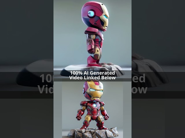 Ironman - Made with Midjourney & Stable Video 3D
