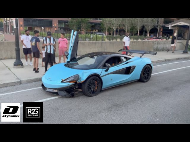 Mclaren 570s CRASHES Into Aventador! They Are SPECTATORS At Gumball 3000!!