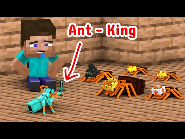 Monster School : The King Of Ants - Minecraft Animation