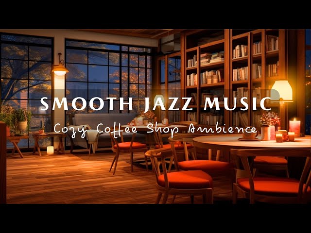Relaxing Jazz Music with Cozy Coffee Shop Ambience ☕ Smooth Jazz Piano Music to Work, Study, Focus