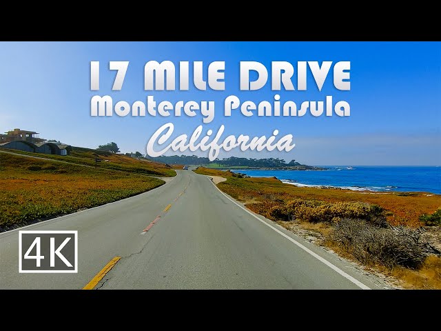 [4K] 17-Mile Drive - California