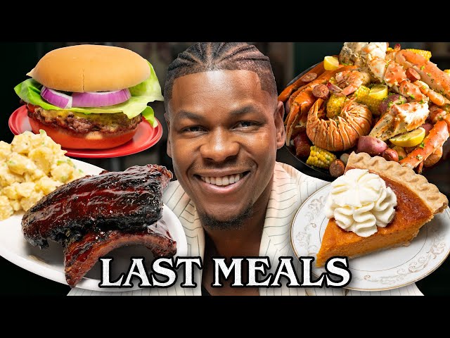 John Boyega Eats His Last Meal