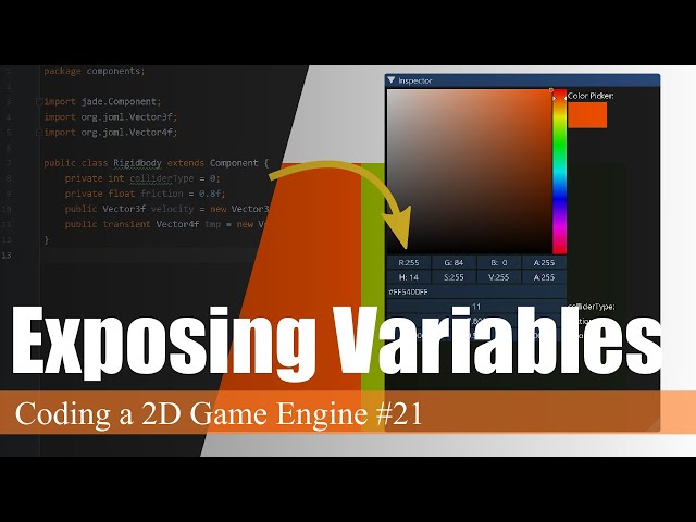 Exposing Variables to the Level Editor | Coding a 2D Game Engine in Java #21
