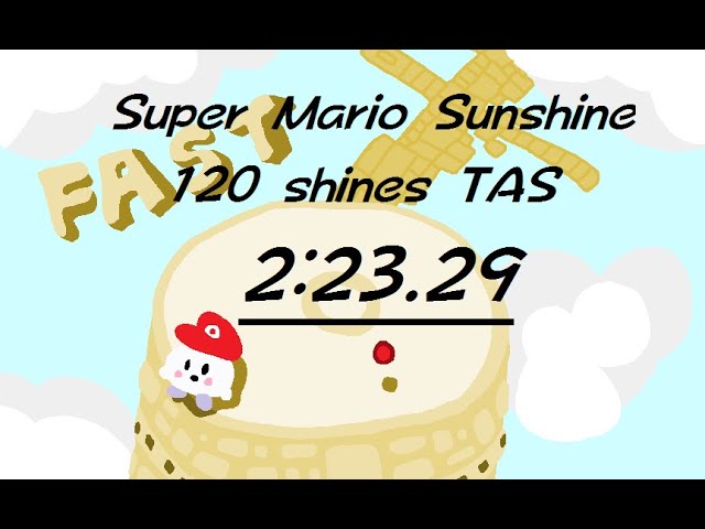 [TAS] Super Mario Sunshine 120shines in 2:23:29.42