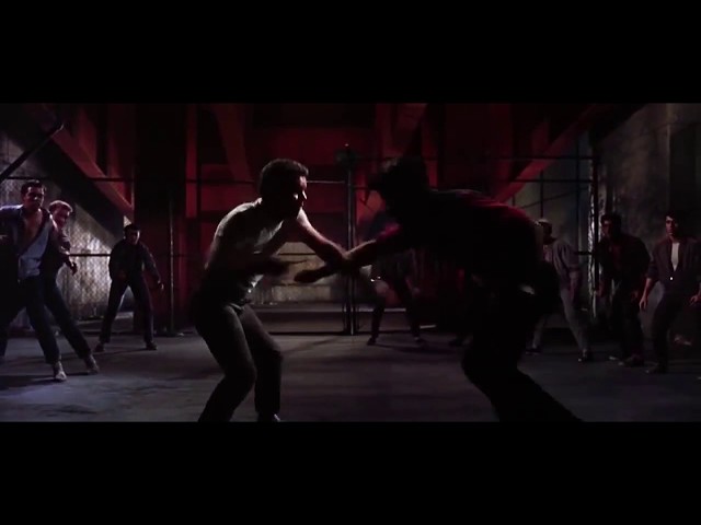 West Side Story 1961 The Knife Fight Scene HD