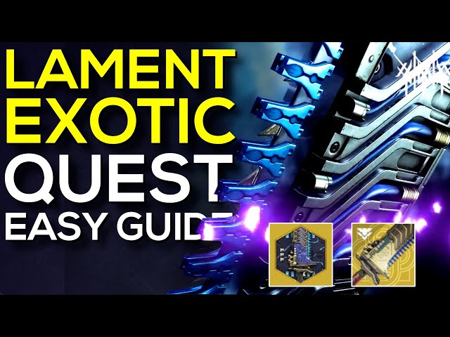 FAST & EASY GUIDE - FASTEST 3 Dead Exo's - Lost Lament Exotic Sword Quest - Beyond Light - Destiny 2