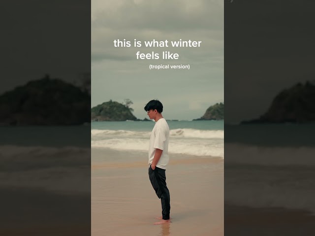 this is what winter feels like - JVKE (tropical version) visuals by:  @enerico #jvke #videography