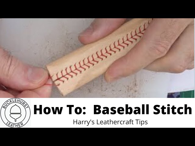 How To Baseball Stitch For Tool Handle Collars