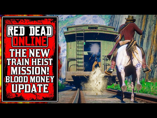 Intense TRAIN ROBBERY! The First OPPORTUNITY HEIST Mission New Red Dead Online Update (RDR2)