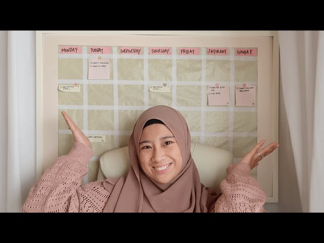 Bikin Jadwal: Easy Planner Board DIY