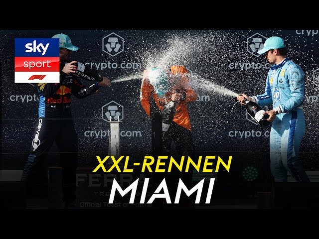 Spannender Kampf ums Podium! | Rennen - XXL Highlights | Großer Preis von Miami | Formel 1