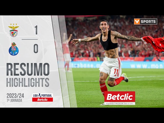 Resumo: Benfica 1-0 FC Porto (Liga 23/24 #7)