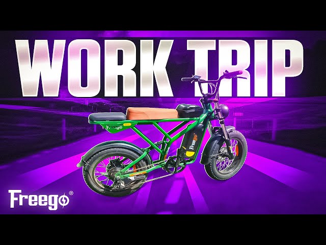 FREEGO F2 PRO - Cargo Bike to WORK (DAY + NIGHT)