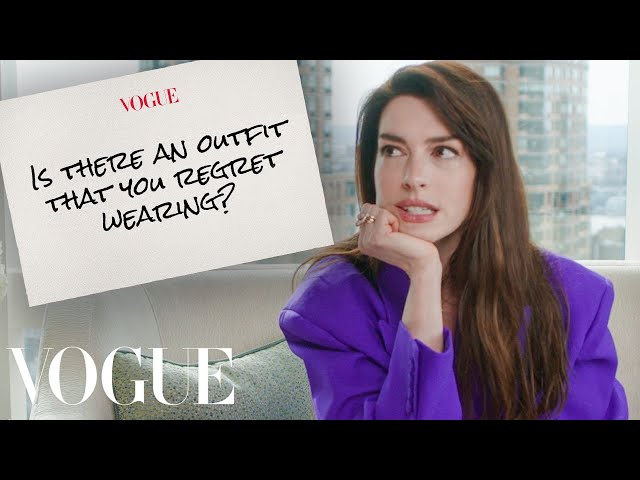 Anne Hathaway Answers 7 Questions | Vogue