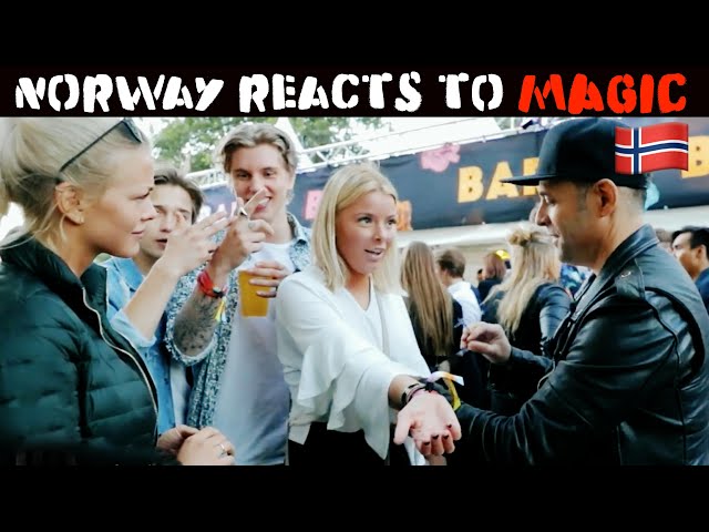 NORWAY REACTS TO MAGIC - Julien Magic