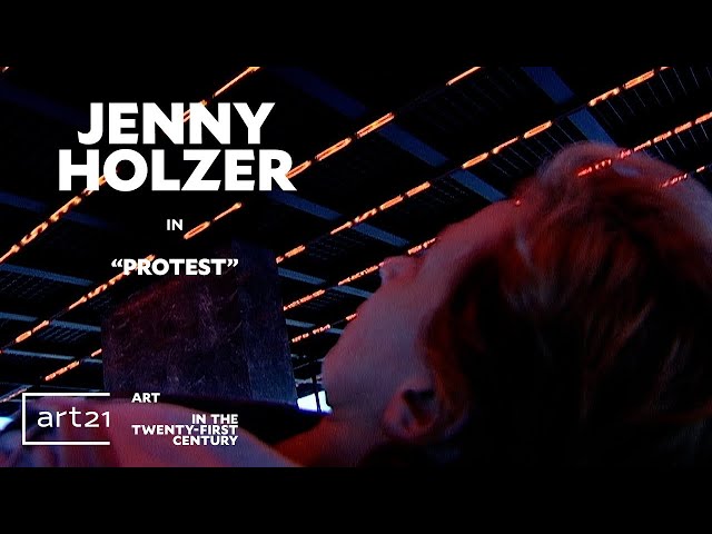 Jenny Holzer in "Protest" - Season 4 - "Art in the Twenty-First Century" | Art21