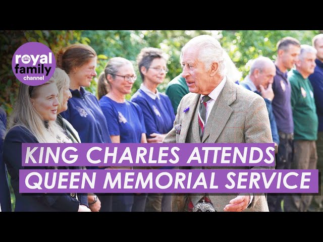 King Charles Attends Memorial Service For The Queen