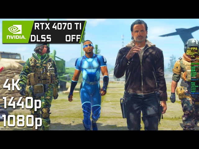 COD Warzone 3 : Season 2 | 1080p 1440p 4K Max Settings ( DLSS OFF ) | RTX 4070Ti