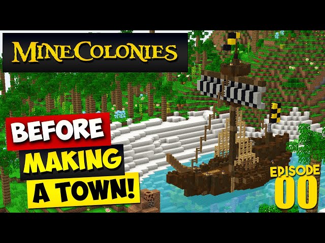 MineColonies Let's Play - BEFORE Your Town! Ep0