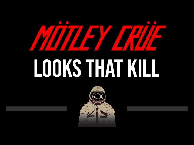 Motley Crue • Looks That Kill (CC) (Upgraded Video) 🎤 [Karaoke] [Instrumental Lyrics]