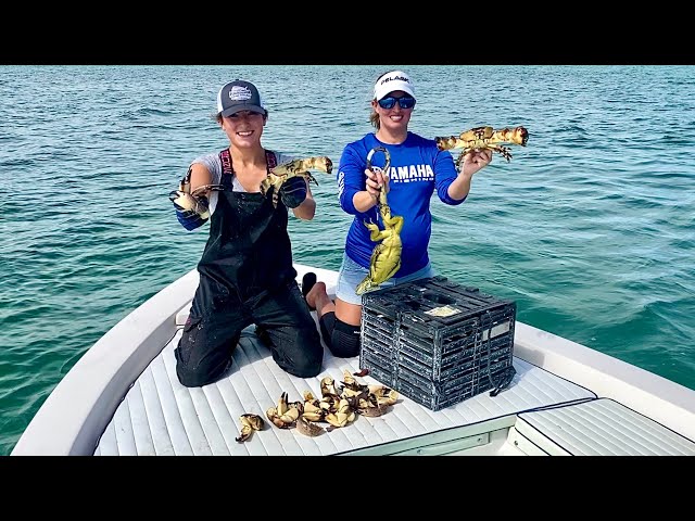 FIRST CRAB TRAP Pull of 2020 season! Stone Crab - Catch Clean Cook