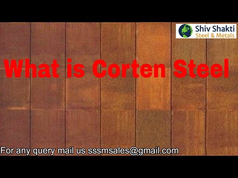 what is corten steel | Corten steel | Irsm 41